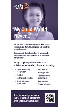 Talk to Your Kids Rack Card